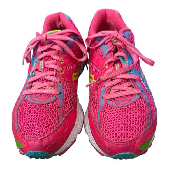 Saucony Ignition 5 Pink Mesh Lace Up Athletic Women's Running Sneakers Shoes 10 - Picture 4 of 7